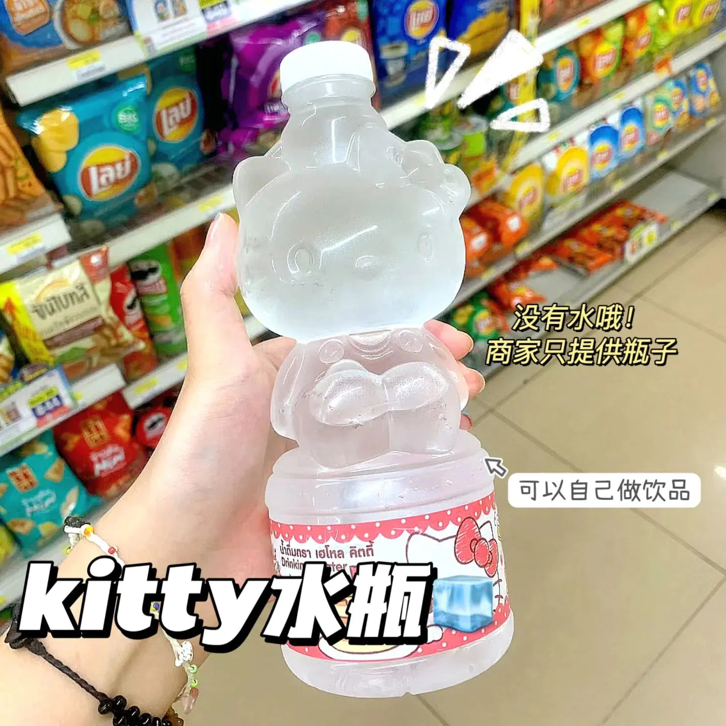 Hello Kitty DIY Mineral Water Bottle