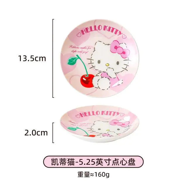 Hello Kitty Ceramic Tableware Set