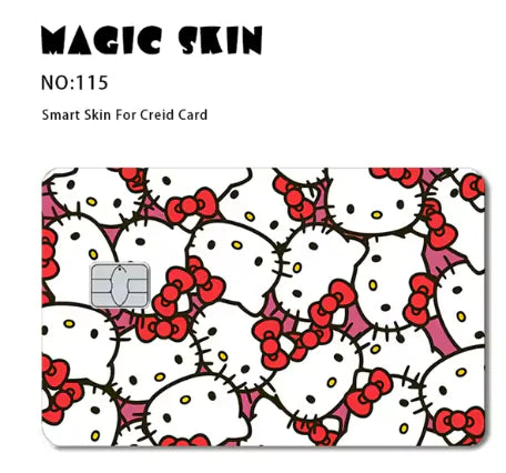 Credit Debit Hello Kitty PVC Film Skin Sticker