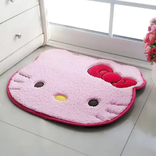 Kawaii Kitty Quick-Dry Floor Mat