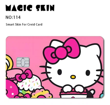 Credit Debit Hello Kitty PVC Film Skin Sticker