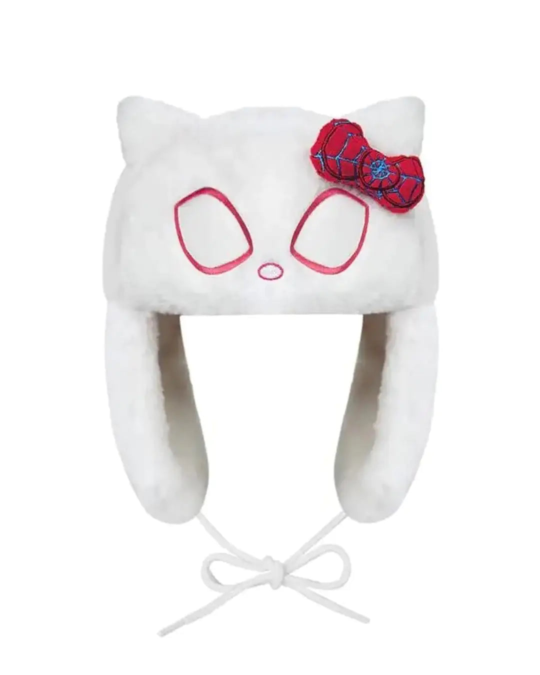 Spiderman & Gwen Stacy x Hello Kitty Fluffy Ushanka Hat